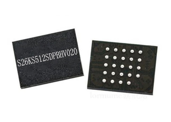 NÉ chip parallelo del circuito integrato 24-FBGA di IC S26KS512SDPBHV020 512Mbit di memoria