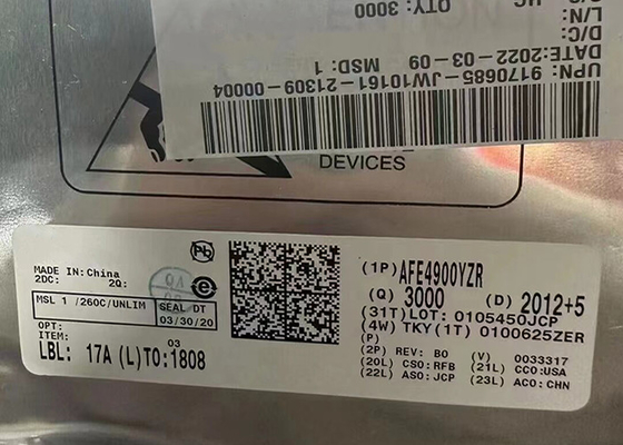 Front End analogico AFE4900YZR 30-XFBGA ha integrato il chip del circuito integrato di AFE 1kHz