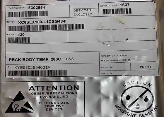 gate array programmabile del giacimento di superficie del supporto XC6SLX100-L1CSG484I di 1080MHz 484-FBGA