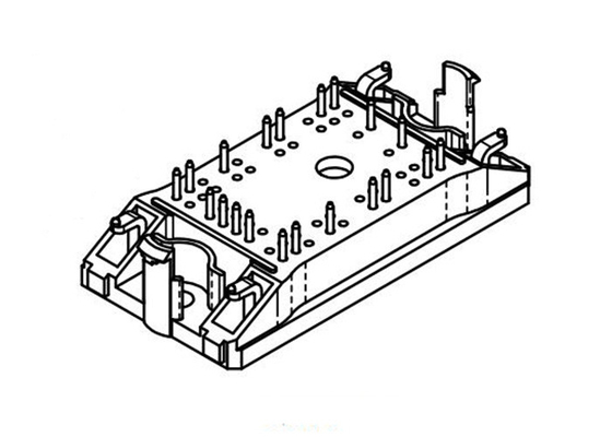 Moduli automobilistici dei moduli 158W IGBT del silicio del modulo di potere NXH80T120L2Q0S2G IGBT