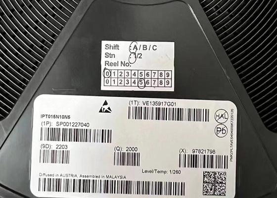 Chip del circuito integrato del transistor di potenza 8-PowerSFN di Manica IPT015N10N5 100V di N