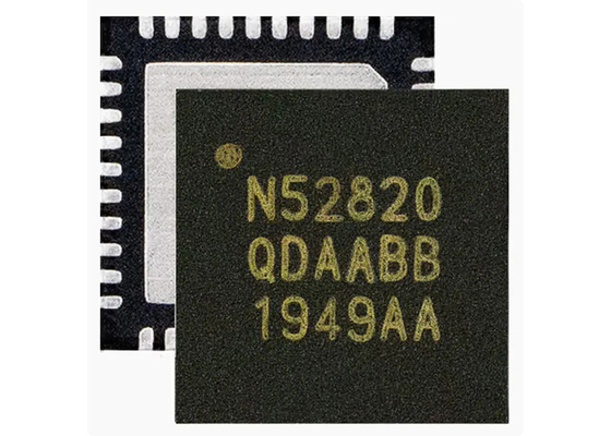 supporto della superficie di IC del ricetrasmettitore di 2.4GHz 40-VFQFN BT IC NRF52820-QDAA-R7 rf