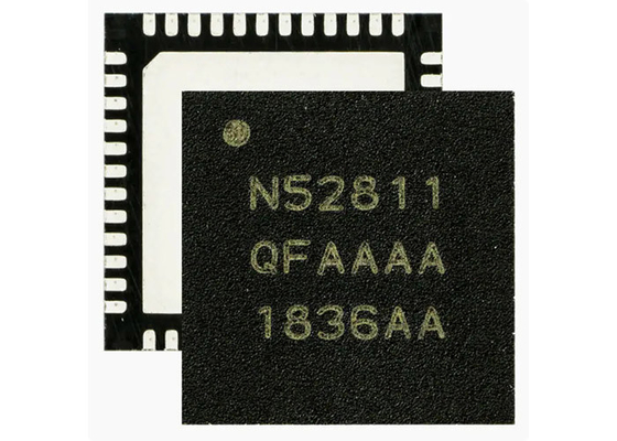 ricetrasmettitore di superficie IC NRF52811-QFAA-B-R7 del supporto rf di 2.4GHz 48-VFQFN