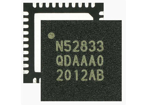 NRF52833-QDAA-B-R7 BT IC rf e supporto senza fili della superficie del ricetrasmettitore