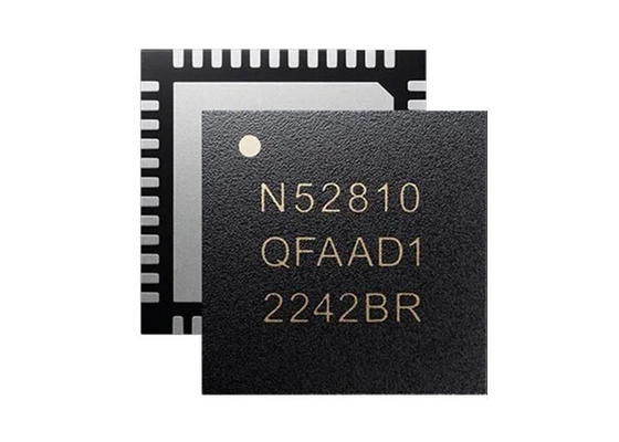 2,4 chip del sistema Qn A del ricetrasmettitore NRF52810-QFAA-E-R 48-VFQFN rf del gigahertz