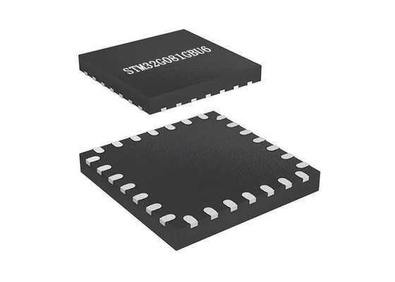 Supporto di superficie del Unico centro 28-UFQFN di 32 bit dei microcontroller STM32G081GBU6 del BRACCIO
