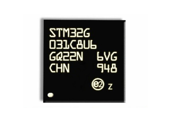 Il singolo centro STM32G031C8U6 ha incastonato i chip del microcontroller MCU 64MHz IC