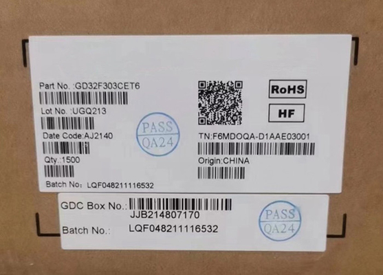GD32F303CET6 IC MCU ARM Cortex-M4 Pacchetto LQFP48 a 32 bit
