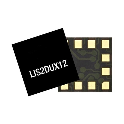 Sensore IC LIS2DUX12TR Potenza ultrabassa 3 assi Smart Accelerometer Sensori di movimento 12-LGA