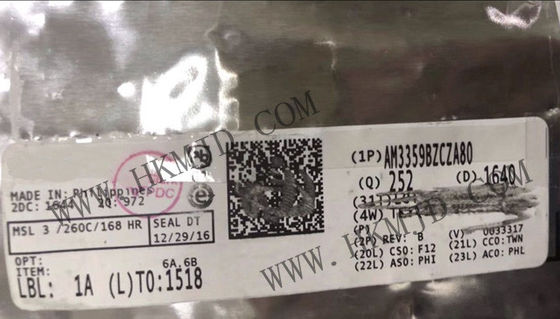 Microcontrollore MCU AM3359BZCZA80 MPU SITARA 800MHZ 324NFBGA