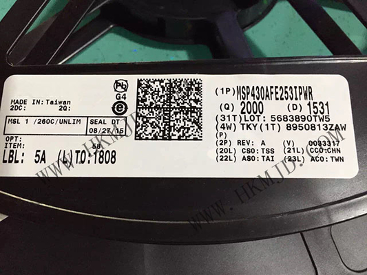 Microcontrollore MCU MSP430AFE253IPWR Potente Microcontrollore a 16 bit IC 2MHz 16KB FLASH 24-TSSOP