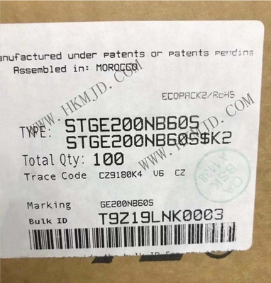 Moduli IGBT per autoveicoli STGE200NB60S Modulo IGBT mono 600V 200A montato sul telaio