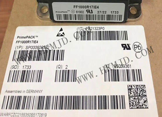 Moduli IGBT per autoveicoli FF1000R17IE4 PrimePACK 1700V 1000A Modulo IGBT doppio a mezzo ponte