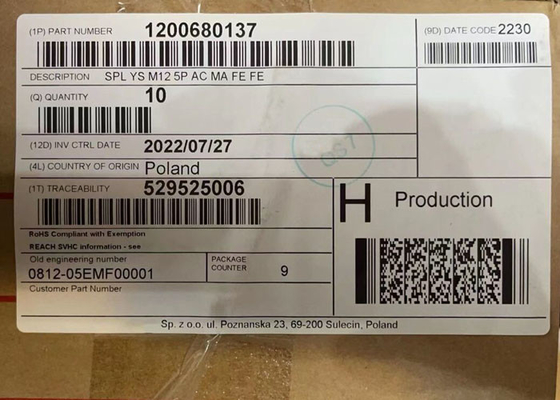 Adaptatori per connettori circolari a circuito integrato 1200680137 4A 36V
