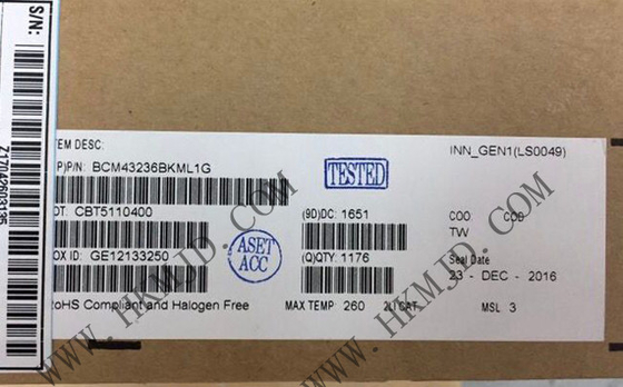 Modulo di comunicazione wireless BCM43236BKML1G SoC RF a doppia banda e singolo chip