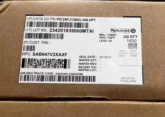 Microcontrollore MCU PIC24FJ128GL306-I/PT Microcontrollori a bassa potenza a 16 bit