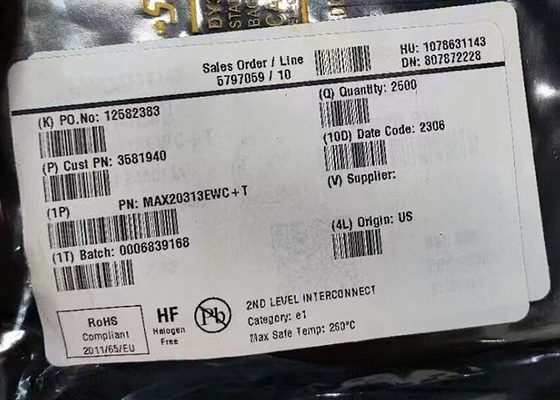 Chip di circuito integrato MAX20313EWC 500mA a 6A interruttori a limite di corrente regolabili