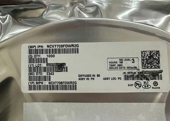 Chip di circuito integrato NCV7708FDWR2G 500mA Double Hex Half Bridge Driver 28-SOIC