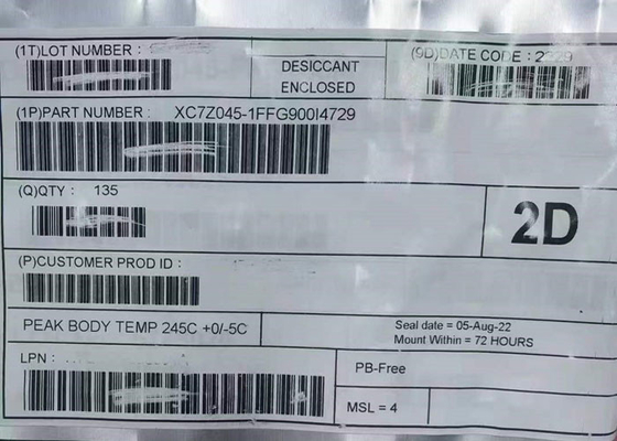 Gate array programmabile sul campo XC7Z045-1FFG900I Chip SoC FPGA a 2 core FBGA-900