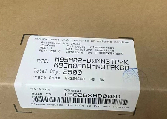 Memoria IC Chip M95M02-DWMN3TP/K 2Mbit Serial SPI Bus Memoria EEPROM Automotive