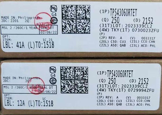 Chip di circuito integrato TPS43060RTET controllori DC-DC sincroni con potenziamento WQFN-16