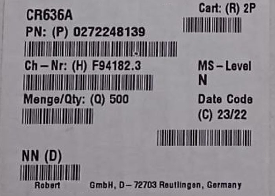 Chip di circuito integrato CR636 regolatore di tensione per alternatori 14V MultiWatt8