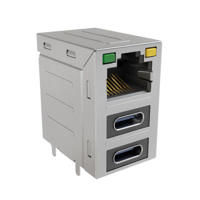 RJE36188324CH connettori jack modulare 8POS RJE36 serie connettori combo-stacked