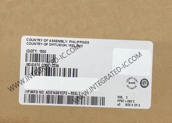 ADG1433YCPZ Chip di circuito integrato iCMOSTM Switch 4.7 Ohm Industrial CMOS Analog Switch