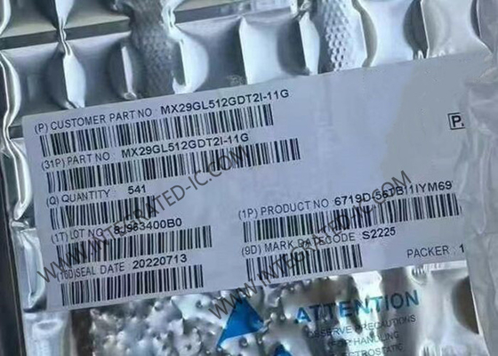 MX29GL512GDT2I-11G Memory IC Chip 512Mbit NOR Flash Memory IC Pacchetto TSOP-56