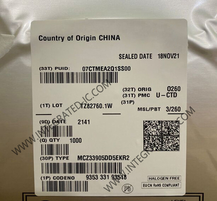 MCZ33905DD5EKR2 sistema di chip di circuito integrato base chip con CAN e LIN ad alta velocità