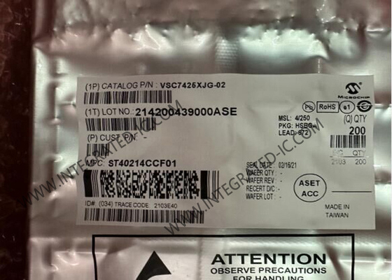 CI Ethernet VSC7425XJG-02 CI switch Ethernet layer 2 gestito a 10 porte BGA-672