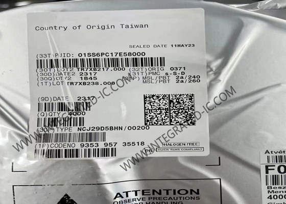 Modulo di comunicazione wireless NCJ29D5BHN/00200Y IC ad ultra larghezza di banda per autoveicoli HVQFN-40