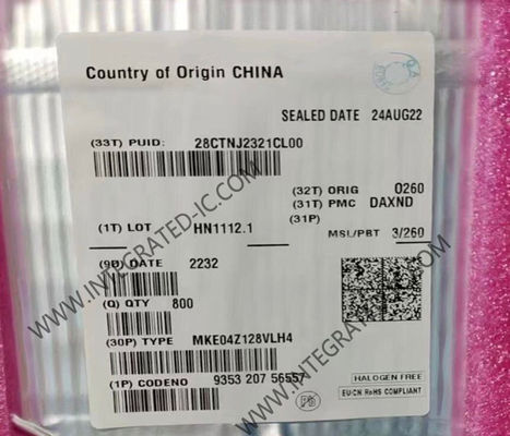 MKE04Z128VLH4 Microcontrollore MCU 48MHz Kinetis KE04 Mainstream ARM Cortex-M0 MCU LQFP-64