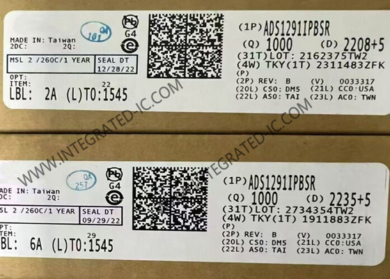 ADS1291IPBSR Chip di circuito integrato analogo a 24 bit per applicazioni di ECG