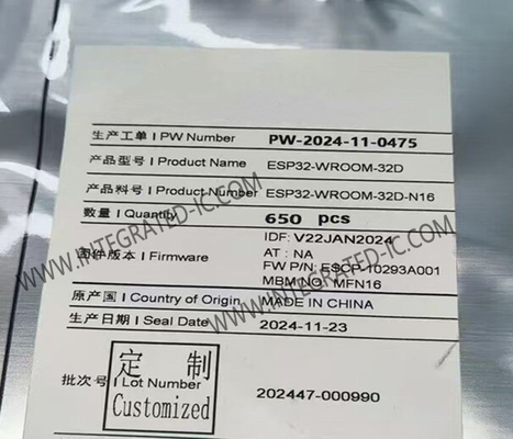 Moduli senza fili Multiprotocol del modulo di comunicazione ESP32-WROOM-32D WiFi BT MCU