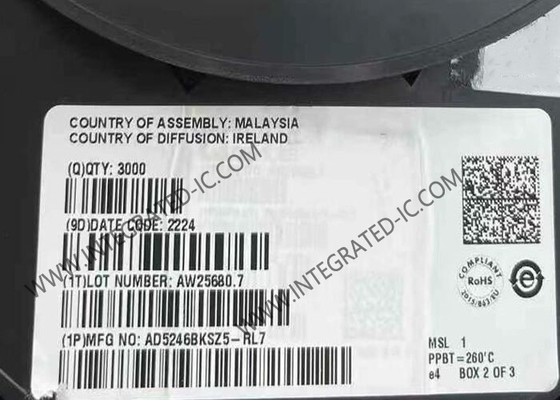 AD5246BKSZ5 Chip di circuito integrato Potenziometri digitali SC70-6 128Posizione DigiPOT