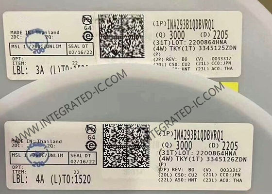 INA293B1QDBVRQ1 Chip a circuito integrato amplificatore di corrente ultra-precise 1.3MHz