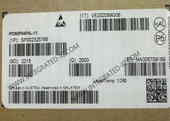 IPD50P04P4L-11 Chip di circuito integrato P-Channel 10.6mΩ OptiMOSTM-P2 Transistor MOSFET Automotive