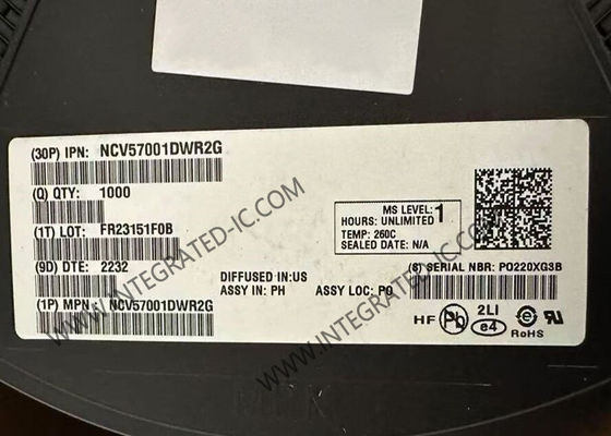 Chip di circuito integrato NCV57001DWR2G 1200Vrms 1 driver di canale 16-SOIC