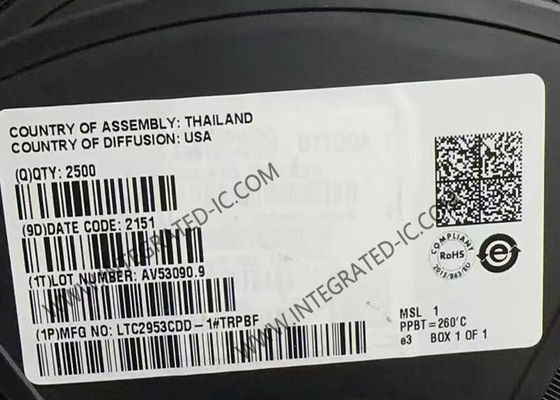 LTC2953CDD-1 circuito integrato chip pulsante di accensione / spegnimento controller con monitoraggio della tensione