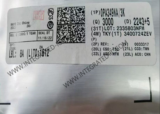 OPA349NA Chip di circuito integrato 70kHz Amplificatore operativo CMOS da rotaia a rotaia SOT-23-5