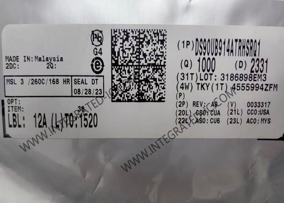 DS90UB914ATRHSRQ1 Chip di circuito integrato ad alta velocità FPD-Link III Deserializzatore WQFN-48 pacchetto