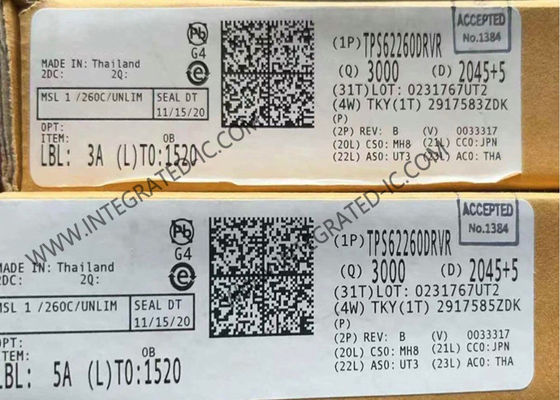 TPS62260DRVR circuito integrato chip 600mA sincrono Step Down Converter WSON-6