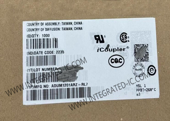 ADUM1201ARZ chip di circuito integrato 25 Mb/s Isolatore digitale a doppio canale SOIC-8