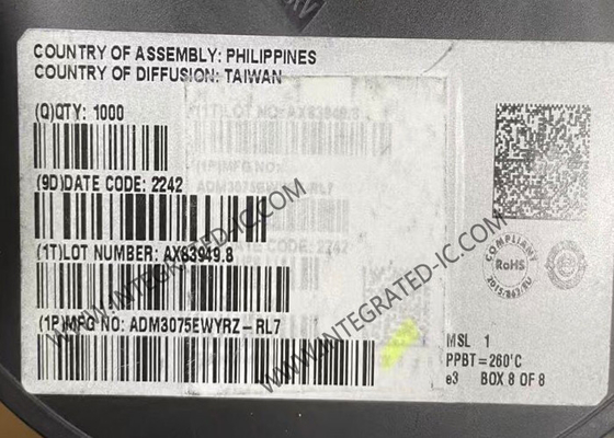 Chip di circuito integrato ADM3075EWYRZ 3,3V Trasmettitori dati a bassa potenza SOIC8