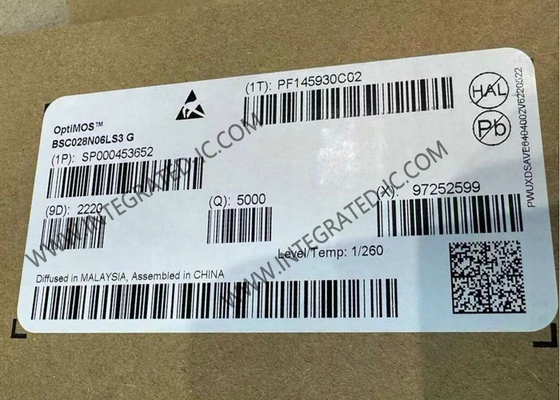 BSC028N06LS3G chip di circuito integrato OptiMOSTM 60V N-Channel Power MOSFET transistor