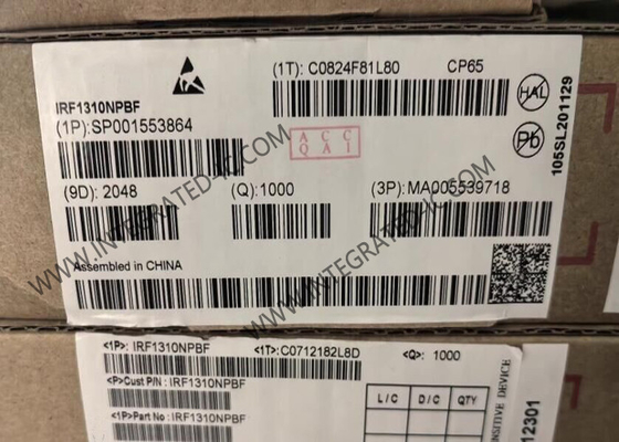 IRF1310NPBF Chip di circuito integrato 100V HEXFET Power MOSFET Transistor TO-220-3
