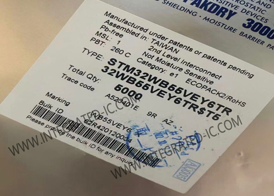STM32WB55VEY6TR Microcontrollore MCU 2Mbps Multiprotocol Wireless 32Bit MCU WLCSP100