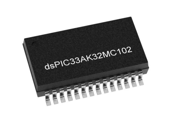 DSPIC33AK32MC102T-I/SS Microcontrollore MCU Digital Signal Controller SSOP28 DSC a 32 bit