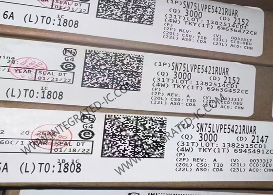 SN75LVPE5412RUAR Chip di circuito integrato PCIe 5.0 32Gbps 4-Channel Linear Redriver